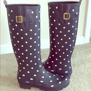 JOULES WELLYS WORN JUST FEW TIMES. TOO BIG FOR ME